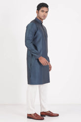 Men Premium Panjabi (Midnight Blue)